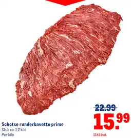 Makro Schotse runderbavette prime aanbieding