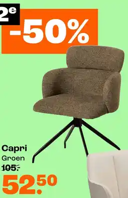 Kwantum Eetkamerstoelen Capri aanbieding