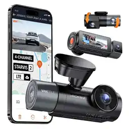 ANWB Vantrue N5S Cloud 2K 4CH Wifi GPS dashcam aanbieding