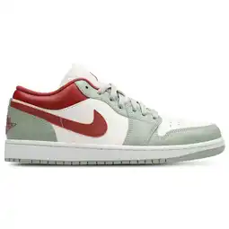 Foot Locker Jordan 1 Low Sneakers Heren - Wit - Maat 44 - Leer aanbieding