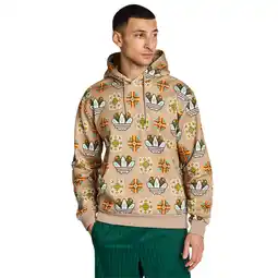 Foot Locker Adidas Graphics Hoodies Heren - Bruin - Maat S - Katoen Fleece aanbieding