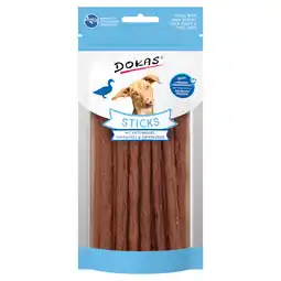 Zooplus 60g Dokas Sticks met eendenborst, eendenhart en eendenlever hondensnacks aanbieding
