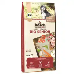Zooplus 2x11,5kg bosch Bio Senior Hondenvoer aanbieding