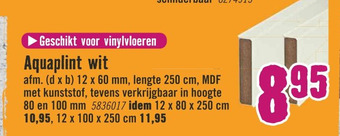 Hornbach Aquaplint wit aanbieding