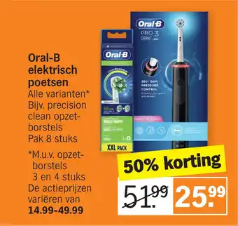 Albert Heijn Oral-B elektrisch poetsen aanbieding