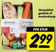 Boni Verspakket goulash of mosterdsoep aanbieding