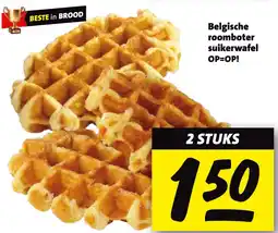 Boni Belgische roomboter suikerwafel aanbieding