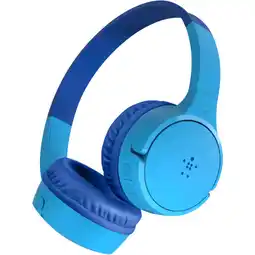 Bol.com Belkin SOUNDFORM Draadloze On-Ear Koptelefoon voor Kinderen - Inclusief gehoorbescherming - Blauw aanbieding