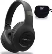 Bol.com PowerLocus P4 Draadloze Koptelefoon Over-Ear - Bluetooth - met Microfoon - Zwart/Grijs aanbieding