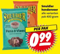 Boni Smuldier hondenvoer aanbieding