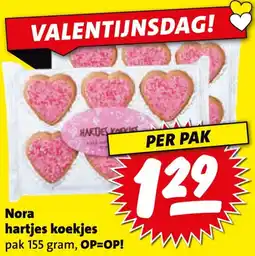 Boni Nora hartjes koekjes aanbieding