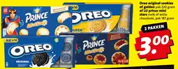 Boni Oreo original cookies of golden of LU prince mini stars aanbieding