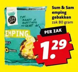 Boni Sum & Sam emping gebakken aanbieding