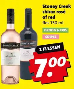 Boni Stoney Creek shiraz rosé of red aanbieding