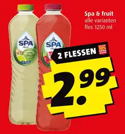 Boni Spa & fruit aanbieding