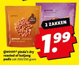 Boni Gwoon pinda's dry roasted of katjang pedis aanbieding