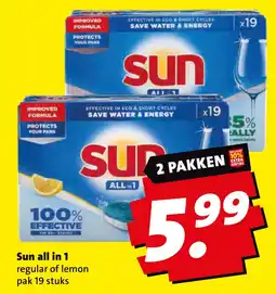 Boni Sun all in 1 aanbieding