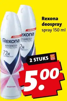 Boni Rexona deospray aanbieding