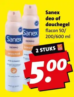 Boni Sanex deo of douchegel aanbieding