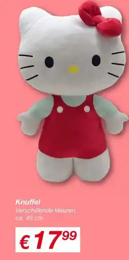 Kik Hello Kitty Knuffel aanbieding