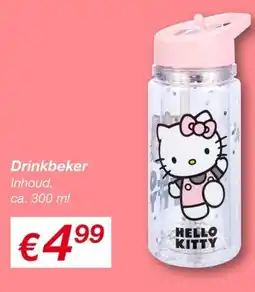 Kik Hello Kitty Drinkbeker aanbieding