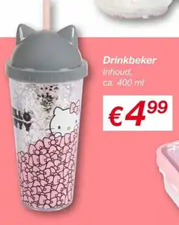 Kik Hello Kitty Drinkbeker aanbieding
