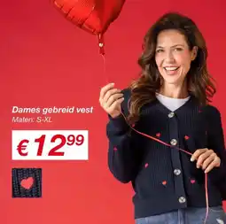 Kik Dames gebreid vest aanbieding