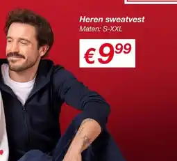 Kik Heren sweatvest aanbieding