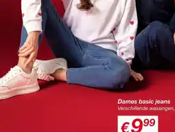 Kik Dames basic jeans aanbieding
