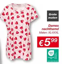 Kik Dames nachthemd aanbieding