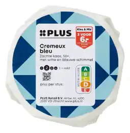 PLUS PLUS Cremeux Bleu aanbieding