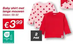 Kik Baby shirt met lange mouwen aanbieding