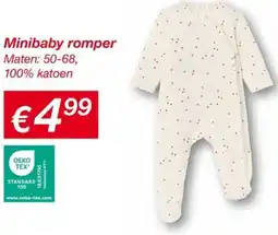 Kik Minibaby romper aanbieding