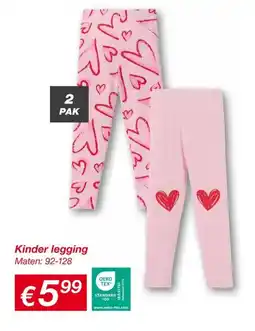 Kik Kinder legging aanbieding