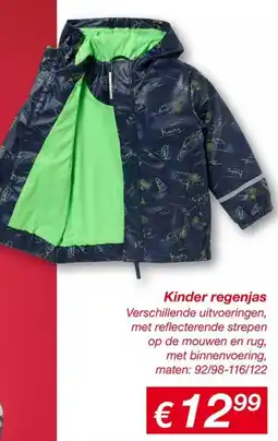 Kik Kinder regenjas aanbieding
