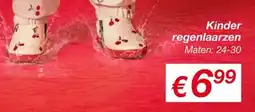 Kik Kinder regenlaarzen aanbieding