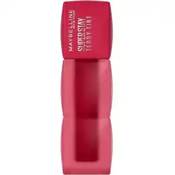 Trekpleister Maybelline New York SuperStay Teddy Tint 50 Wild At Heart Lippenstift aanbieding