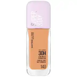 Trekpleister Maybelline New York Superstay 140 Lumi Matte Foundation aanbieding