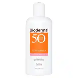 Trekpleister Biodermal Gevoelige Huid SPF50 Zonnemelk aanbieding