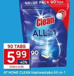 Butlon At Home Clean Vaatwastabs All in 1 aanbieding