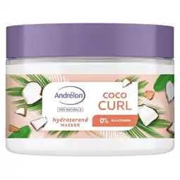 Trekpleister Andrélon Pro Nature Coco Curl Creation Haarmasker aanbieding