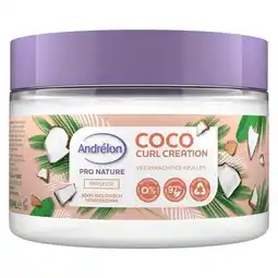 Trekpleister Andrélon Pro Nature Coco Curl Creation Haarmasker aanbieding