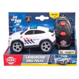 Trekpleister Dickie Toys RC Lamborghini Urus Policecar aanbieding