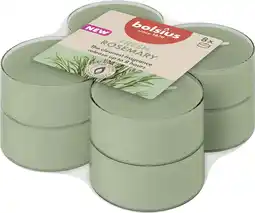 Intratuin Bolsius geurkaars True Scents Rozemarijn groen 8 uur D 5,8 H 2,4 cm 8 stuks aanbieding