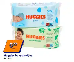 Action Huggies babydoekjes aanbieding