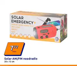 Action Solar AM/FM noodradio aanbieding