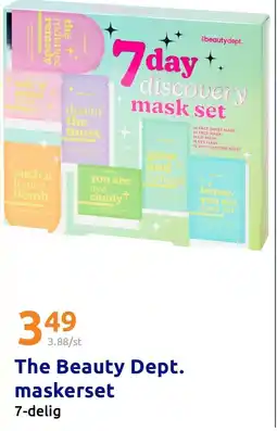 Action The Beauty Dept. maskerset aanbieding