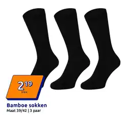 Action Bamboe sokken aanbieding