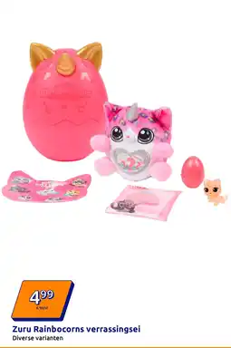 Action Rainbocorns verrassingsei aanbieding