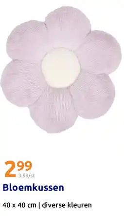 Action Bloemkussen aanbieding